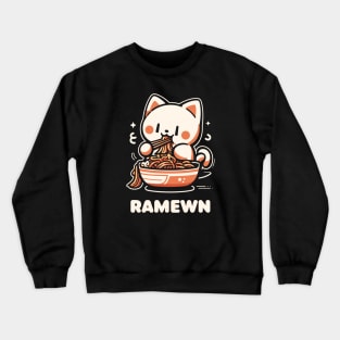 Ramen And Cats - Ramewn Crewneck Sweatshirt